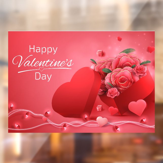 Valentines Day Window Cling (Sheet 2)