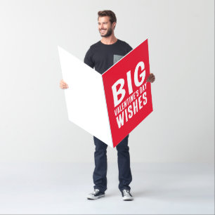 VALENTINE'S DAY WITH LOVE GIANT JUMBO CARD