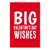 VALENTINE'S DAY WITH LOVE GIANT JUMBO CARD
