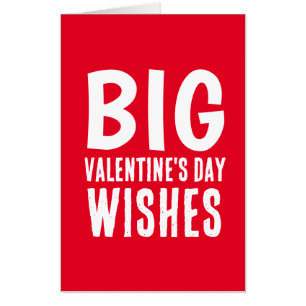VALENTINE'S DAY WITH LOVE GIANT JUMBO CARD