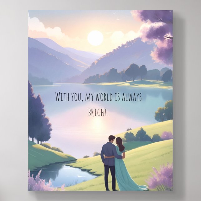 Valentine's Day With nature– Romantic Photo Tile (Front Set)