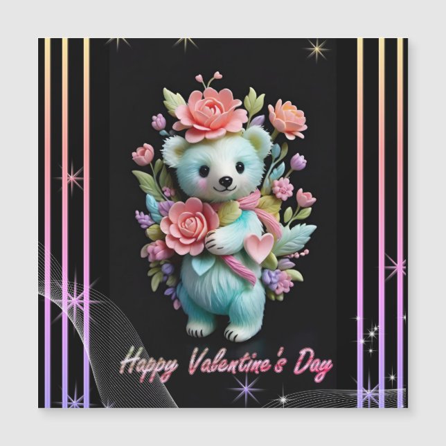 Valentine's Day with Rich Teddy Bear (Front)