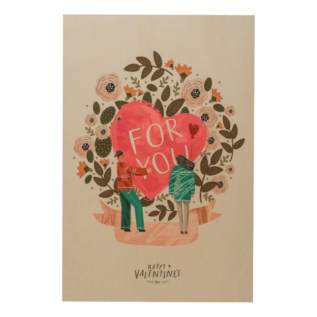 Valentine's Day Wood Wall Art (Front)