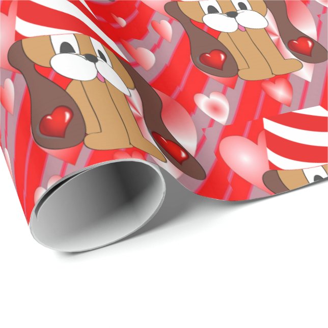 Valentine's Day Wrapping Paper (Roll Corner)