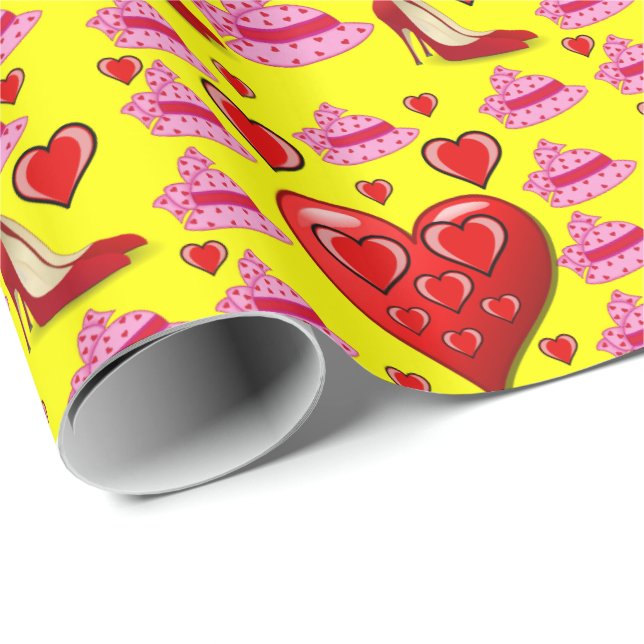 Valentine's Day Wrapping Paper (Roll Corner)