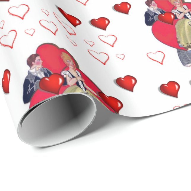 Valentine's Day Wrapping Paper (Roll Corner)