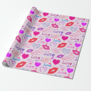 Valentine's Day Wrapping Paper