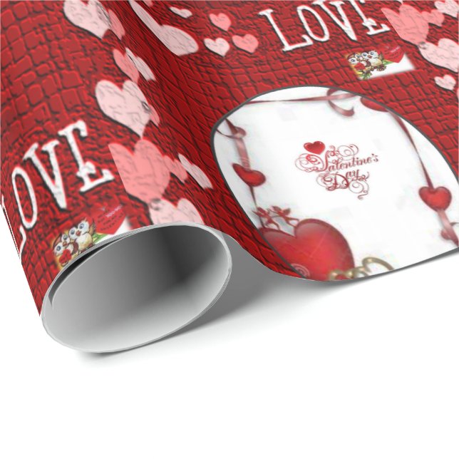 Valentine's Day Wrapping Paper (Roll Corner)