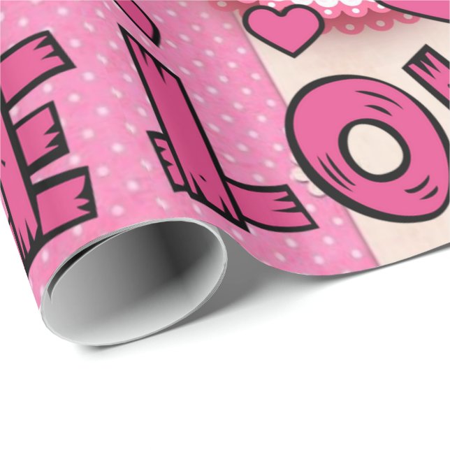 Valentine's Day Wrapping Paper (Roll Corner)