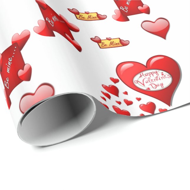 Valentine's Day Wrapping Paper (Roll Corner)