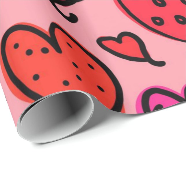 Valentine's Day Wrapping Paper (Roll Corner)
