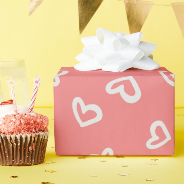 Valentine's Day wrapping paper (Birthday Party)