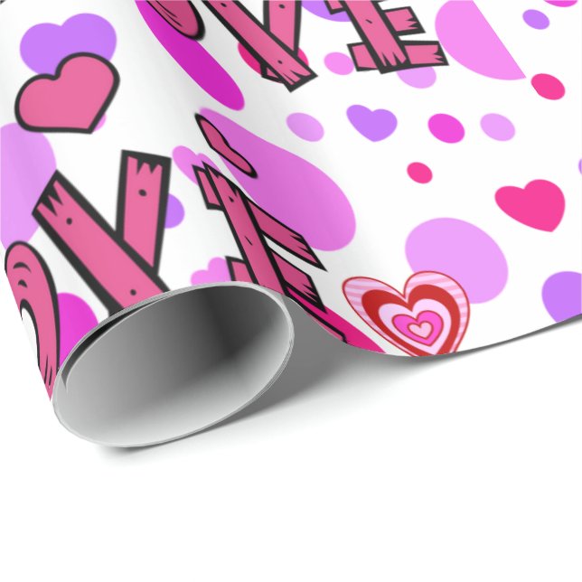 Valentine's Day Wrapping Paper (Roll Corner)