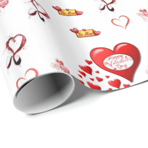 Valentine's Day Wrapping Paper