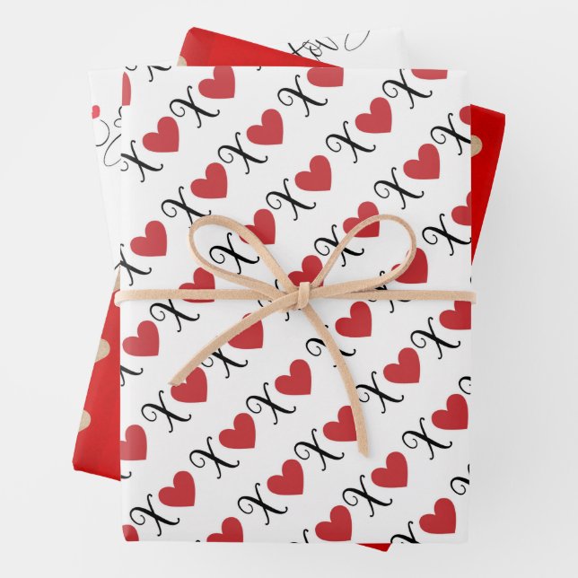Valentine's Day  Wrapping Paper Sheets (In situ)