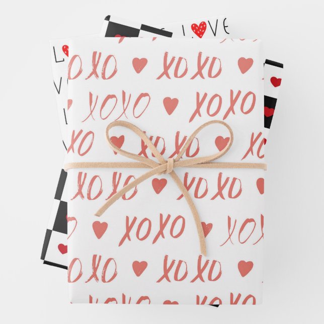 Valentine's Day  Wrapping Paper Sheets (In situ)