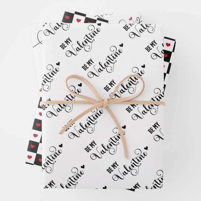 Valentine's Day  Wrapping Paper Sheets (In situ)