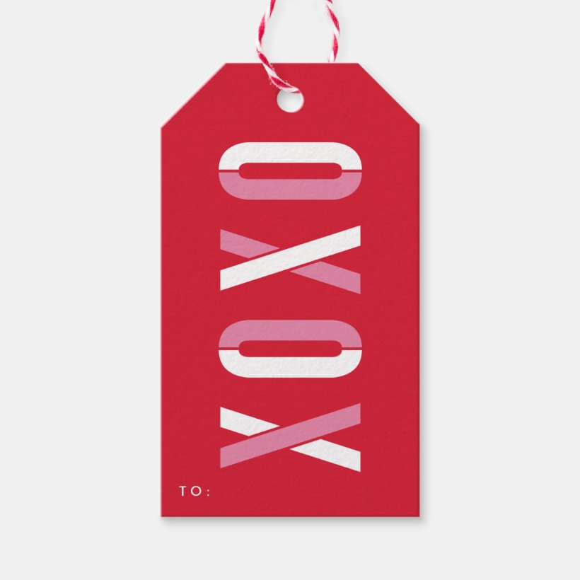 Valentine's Day XOXO | Gift Tags