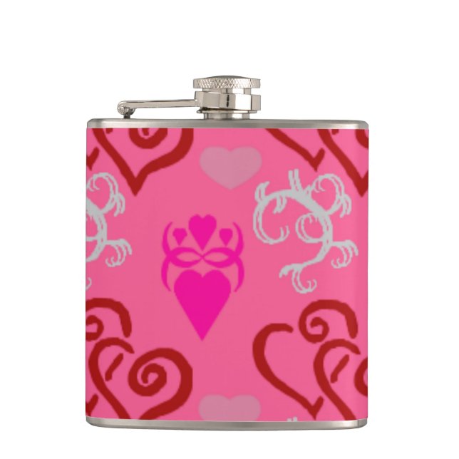 Valentine's Drinking Flask - Top Gifts for Her (Front)
