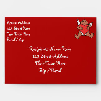 Valentine's Envelopes Personalized Cupid Envelopes