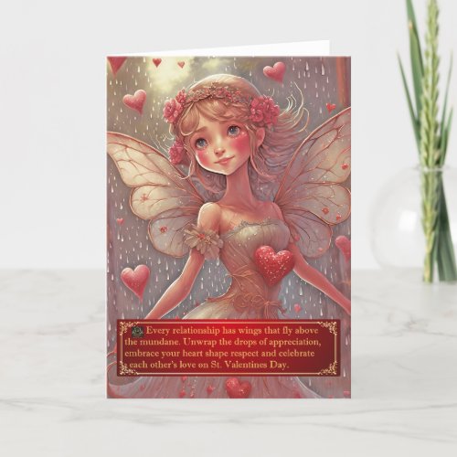 Valentines Fairy Poem Card