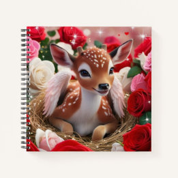 Valentines Fawn  Notebook