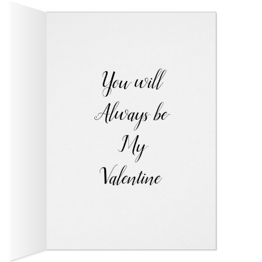 Valentines Flower in White (Inside (Right))