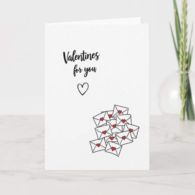 Valentines For You Card (Front)