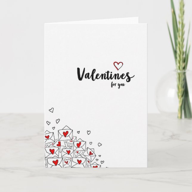 Valentines For You Love Card (Front)