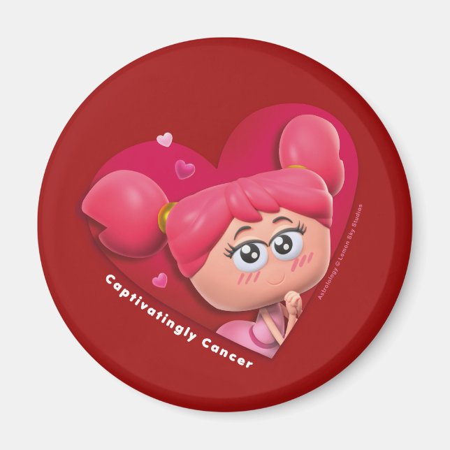 Valentine's Fridge Magnet for Cancer (Front)
