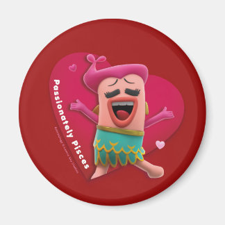 Valentine's Fridge Magnet for Pisces