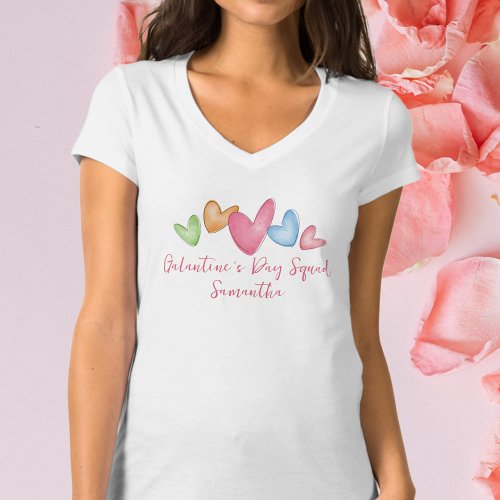 ValentinesGalentines Hearts T_Shirt