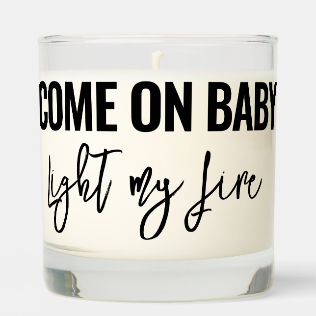 Valentines gift, boyfriend valentine, man gifts scented candle (Front)