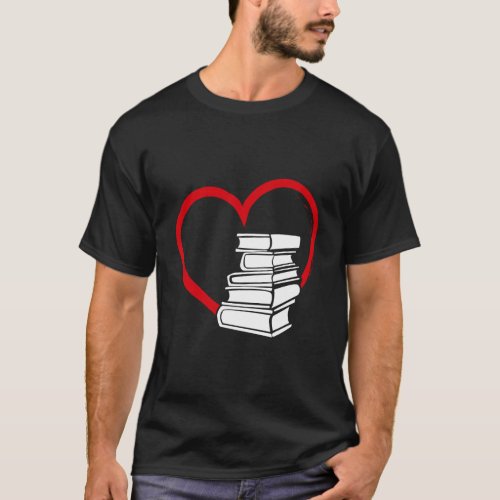 ValentineS Gift For Book Lovers T_Shirt