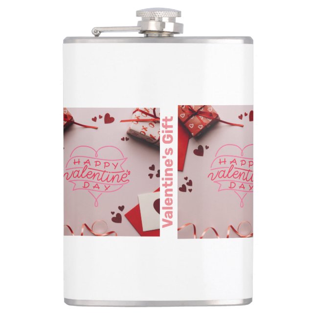 Valentine's Gift mugs Flask (Front)