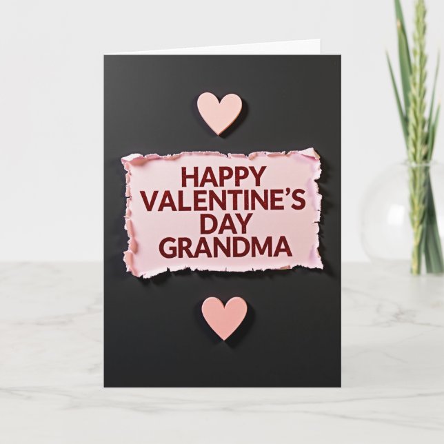 Valentines Grandma Love Card (Front)