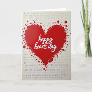 Valentines Happy Hearts Day Card