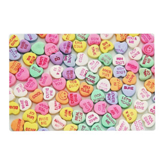 Valentine's Heart Candy Placemat