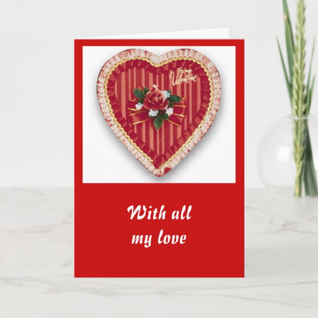 Valentine's Heart Card (Front)