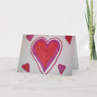 Valentine's Heart Holiday Card