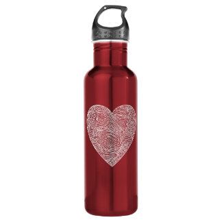 Valentines Heart Stainless Steel Water Bottle