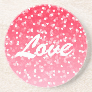 Valentine's Hearts and Love Coaster