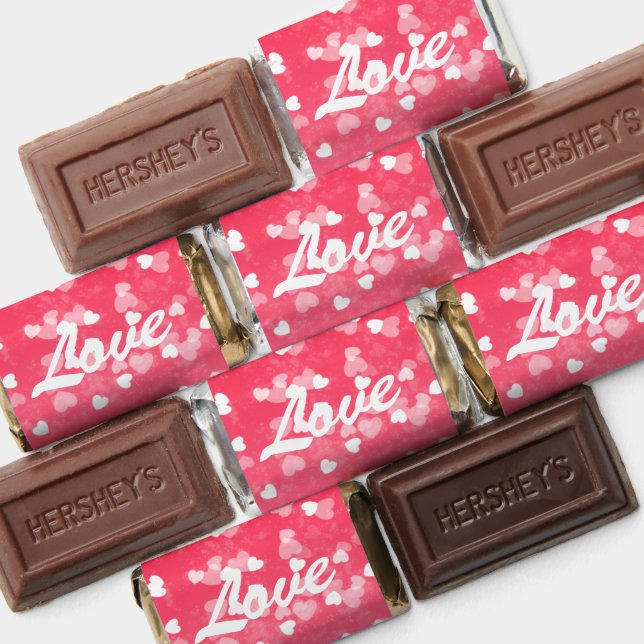 Valentine's Hearts and Love Hershey's Miniatures (Assorted)