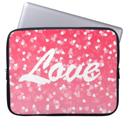Valentines Hearts and Love Laptop Sleeve