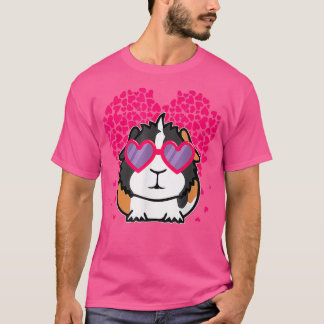 valentines hearts guinea pig valentine day Premium T-Shirt