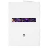 Valentine's Hearts Photo Card Card (Back)