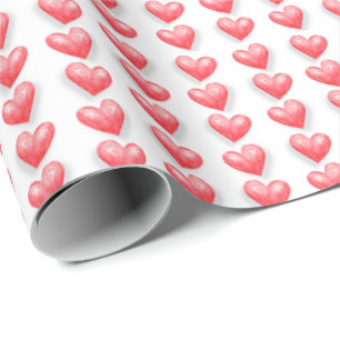 Valentine's Hearts Wrapping Paper