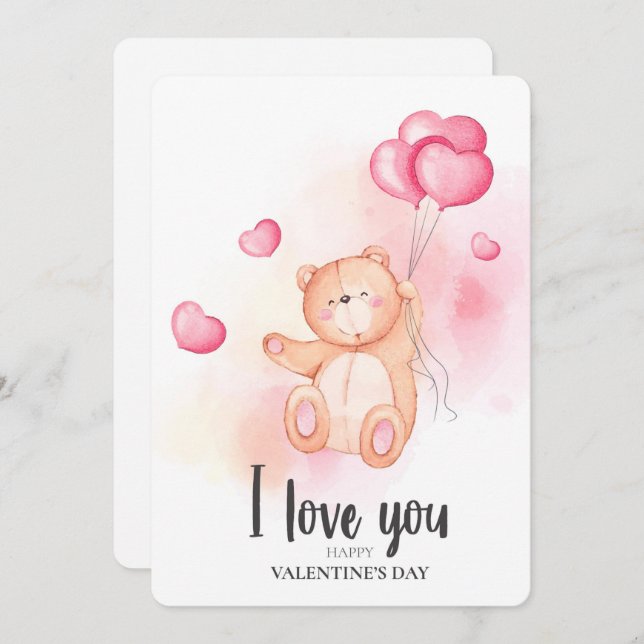 Valentines Holiday Card (Front/Back)