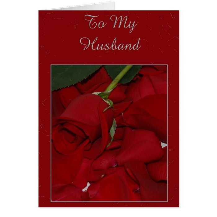 Valentines Husband Card