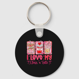 Valentines I Love My Cl A Latte Coquette Coffee Te Keychain